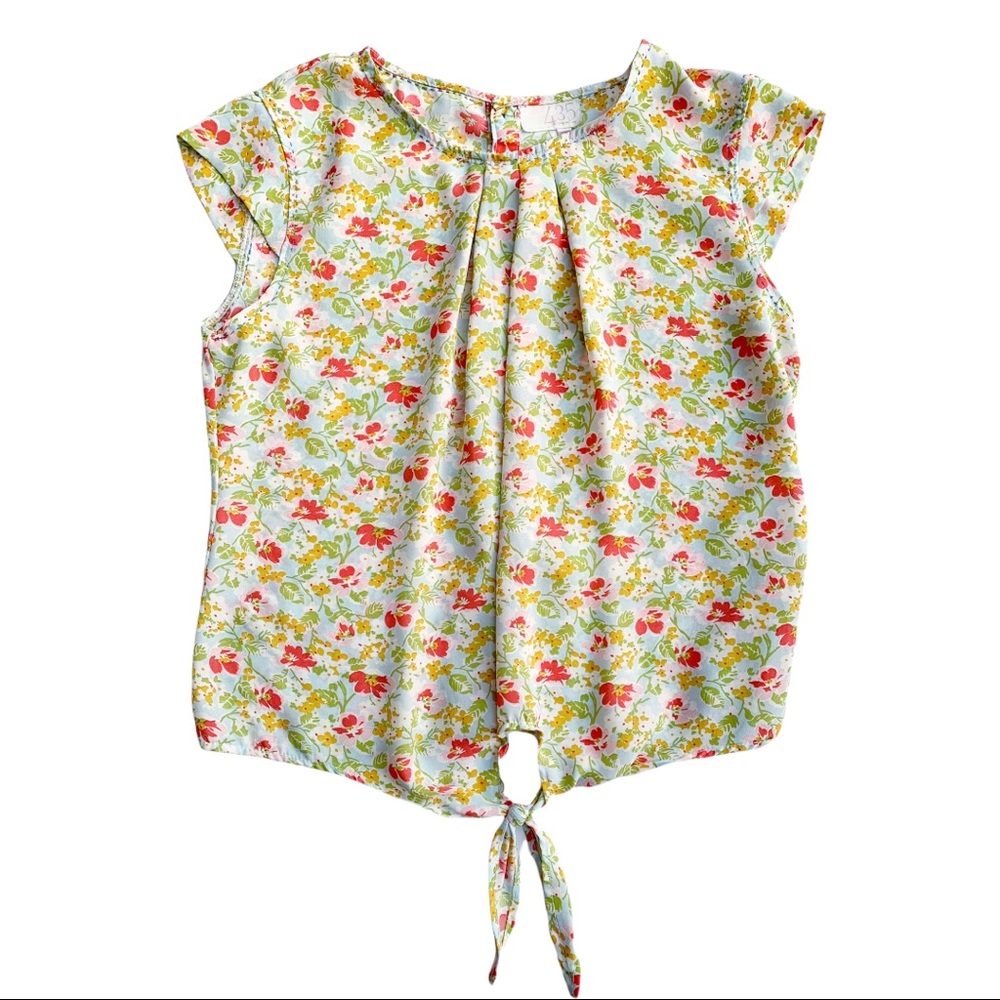 435 by Matilda Jane Girls Floral Blouse Size 14